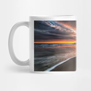 Dawn Over Seaham Harbour Beach Mug